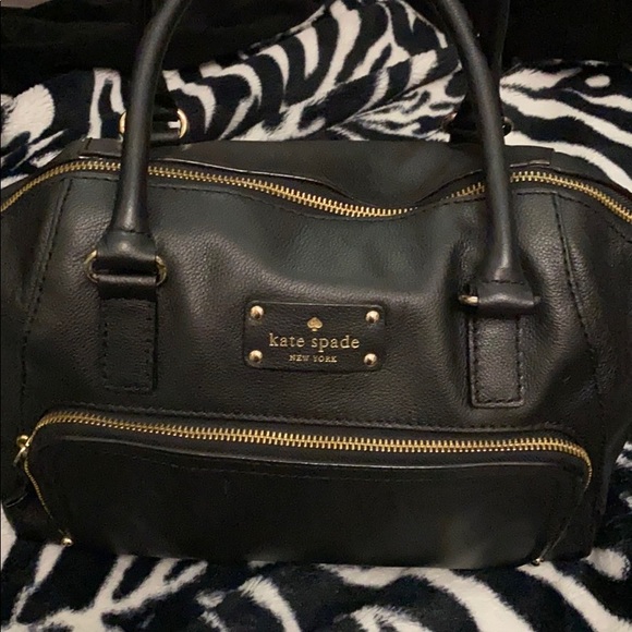 Kate Spade black satchel bag - Picture 2 of 6